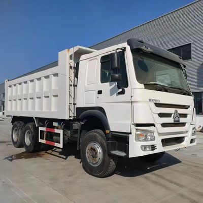 10-15T Peso totale del veicolo Sinotruk Haowo Dump Truck di seconda mano 375 cavalli