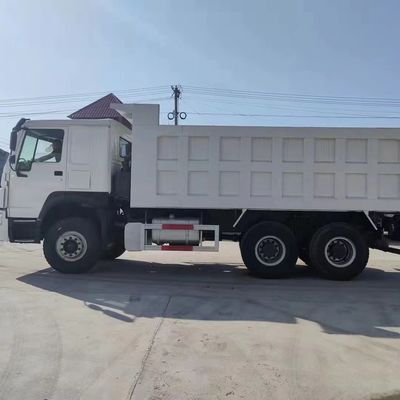 10-15T Peso totale del veicolo Sinotruk Haowo Dump Truck di seconda mano 375 cavalli