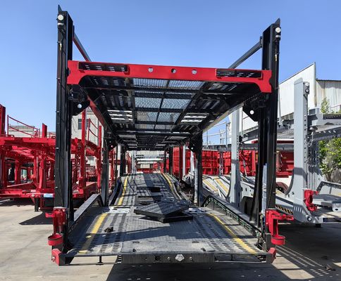 WS Shandong 8 Car Carrier Trailer Customized Cargo Trailer con carrello di atterraggio opzionale