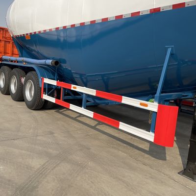 WOSHENG 50 tonnellate camion di carico di acciaio stoccaggio silo polvere secca cemento massello camion cisterna rimorchio