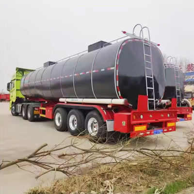 3 assi inferiori Trasporto Asfalto Bitumino Cisterna semirimorchio con rimorchio per autocarri riscaldato