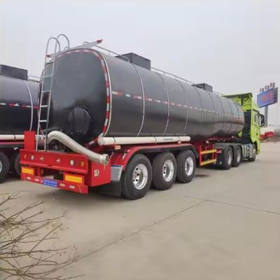3 assi inferiori Trasporto Asfalto Bitumino Cisterna semirimorchio con rimorchio per autocarri riscaldato