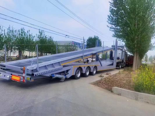 2 assi rimorchio per autotrasporti a doppio ponte semirimorchio per autotrasporti con sistema di frenatura ABS