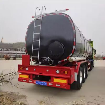 3 assi inferiori Trasporto Asfalto Bitumino Cisterna semirimorchio con rimorchio per autocarri riscaldato