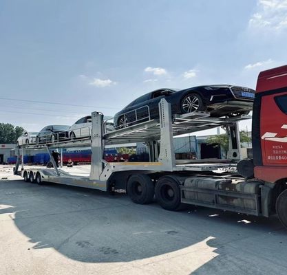 2 assi rimorchio per autotrasporti a doppio ponte semirimorchio per autotrasporti con sistema di frenatura ABS