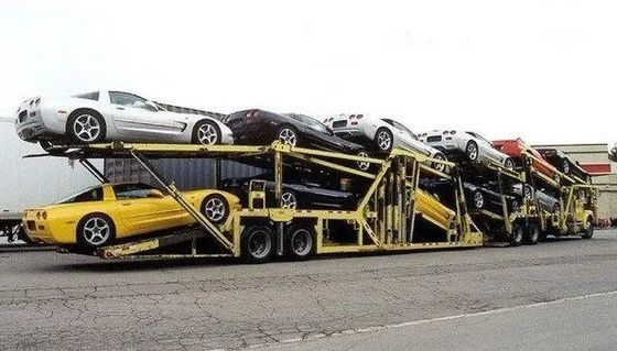 2 assi rimorchio per autotrasporti a doppio ponte semirimorchio per autotrasporti con sistema di frenatura ABS