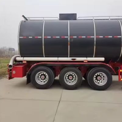 3 assi inferiori Trasporto Asfalto Bitumino Cisterna semirimorchio con rimorchio per autocarri riscaldato
