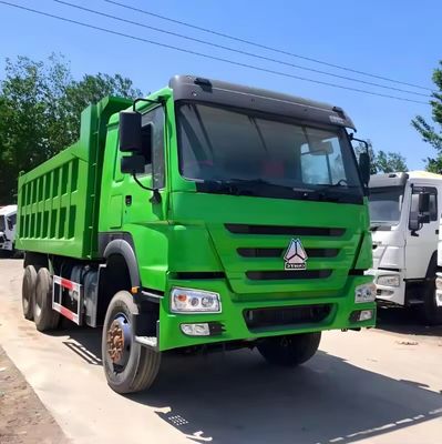 Usato HOWO 6X4 Dump Truck per l'estrazione mineraria in Russia finestra manuale e serbatoio di carico 5.3-6.2M