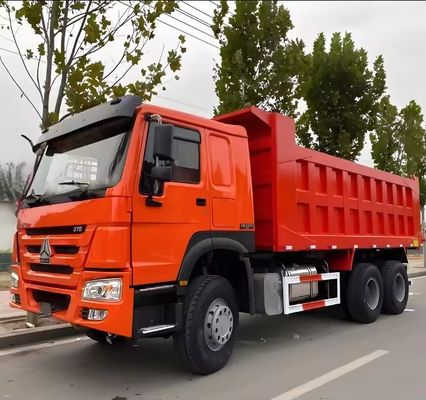 Usato HOWO 6X4 Dump Truck per l'estrazione mineraria in Russia finestra manuale e serbatoio di carico 5.3-6.2M