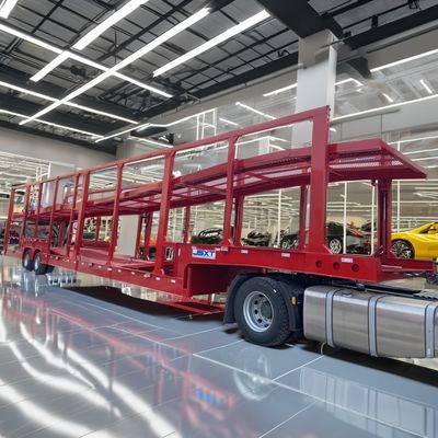 30000 kg Massimo carico utile sospensione aerea doppio ponte carrello semirimorchio per il trasporto