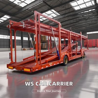 Camion rimorchio diretto OTTC 2 assi Camion trasportatore semirimorchio per il trasporto di automobili