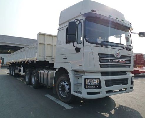 Usato 336HP HOWO Dump Truck per il trasporto 8685*2496*3850mm semirimorchio