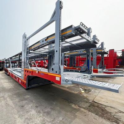 9800kg Peso di carico 3 assi 6/8/10 Auto Trasporto Trattore Semirimorchio per il trasporto di auto