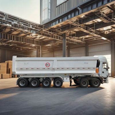 Usato 336HP HOWO Dump Truck per il trasporto 8685*2496*3850mm semirimorchio