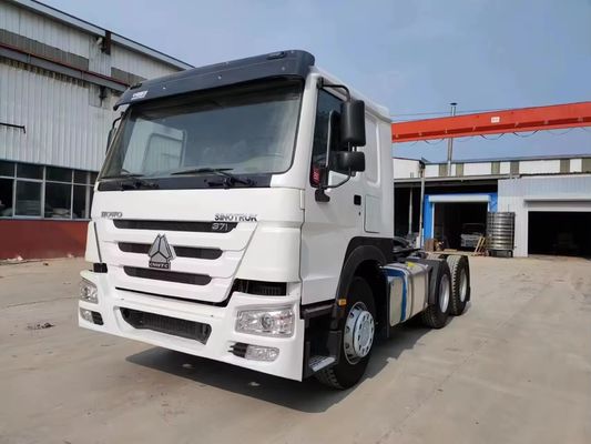Trasmissione manuale Sinotruk HOWO 371hp 6*4 Camionetto a testa di trattore con finestrino automatico