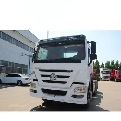 Trasmissione manuale Sinotruk HOWO 371hp 6*4 Camionetto a testa di trattore con finestrino automatico