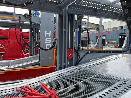 Portatore di rimorchio per auto personalizzabile con meccanismo di sollevamento idraulico e sollevamento manuale