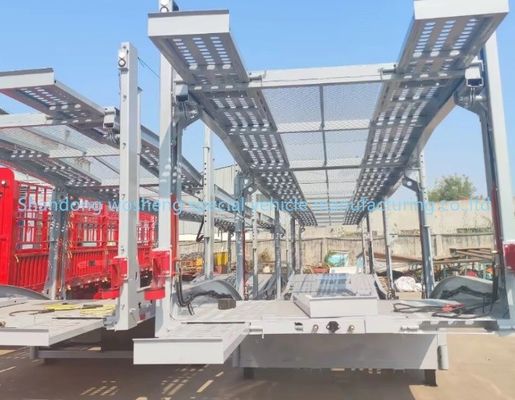 Trasporti di autoveicoli semirimorchio 1 unità di attrezzatura di atterraggio per il trasporto di camion rimorchio