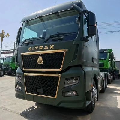 Usato Sinotruk Sitrak C9H 6X4 540 HP Man a mano destra Euro6 Automatic Tractor Trailer