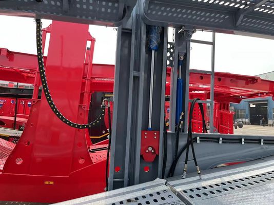 13/16 tonnellate Fuwa/BPW Assi Trasportatore semi-remolchio per il trasporto di auto e container